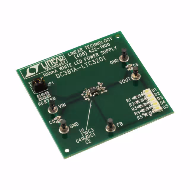 DC381A Analog Devices Inc.  Cartes d'évaluation - Pilotes LED